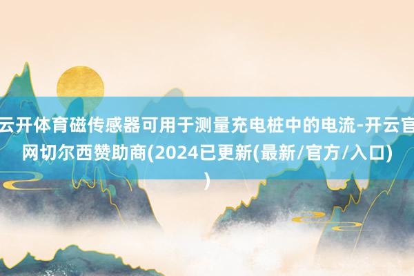 云开体育磁传感器可用于测量充电桩中的电流-开云官网切尔西赞助商(2024已更新(最新/官方/入口)