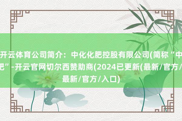 开云体育公司简介：中化化肥控股有限公司(简称“中化化肥”-开云官网切尔西赞助商(2024已更新(最新/官方/入口)